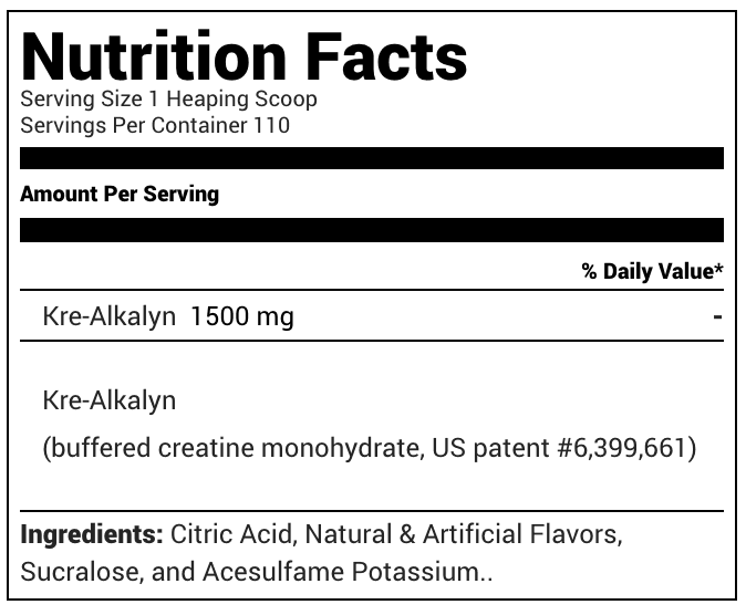 Kre-Alkalyn EFX Powder