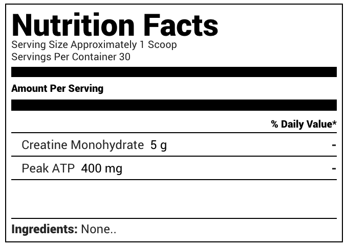 Creatine ATP