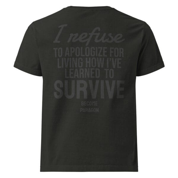 I Refuse Oversized Tee - Image 3