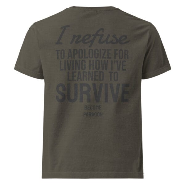 I Refuse Oversized Tee - Image 7