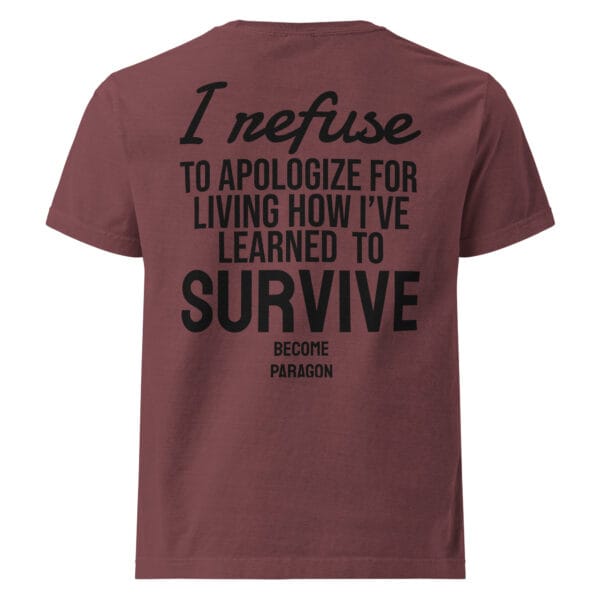 I Refuse Oversized Tee - Image 5